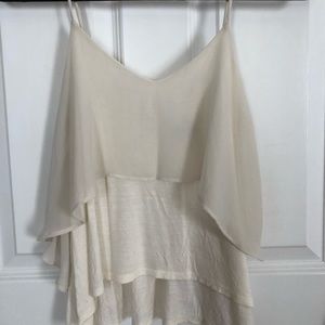 Layered Cream Tank Top